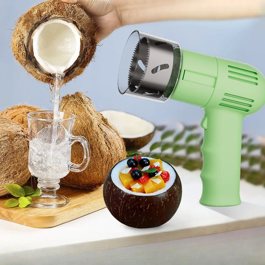 Charging Coconut Opener Coconut Green Drilling Cap Opener Kitchen Gadgets Kitchen Accessories Home Gadget